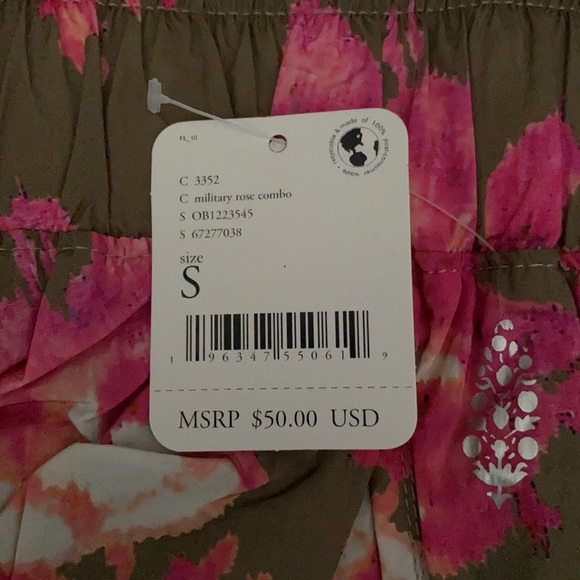 {FP Movement by Free People} The Way Home Printed Floral Shorts- Small - NWT - Picture 4 of 8